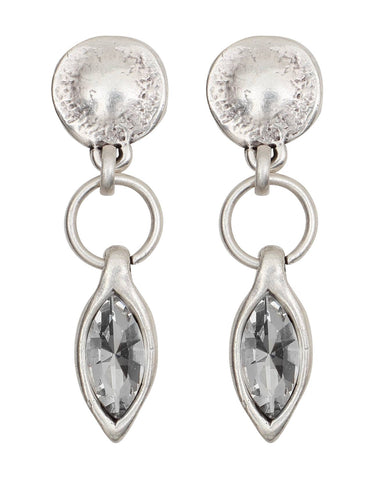 Handmade Sophia Pewter Earrings - Coco and lulu boutique