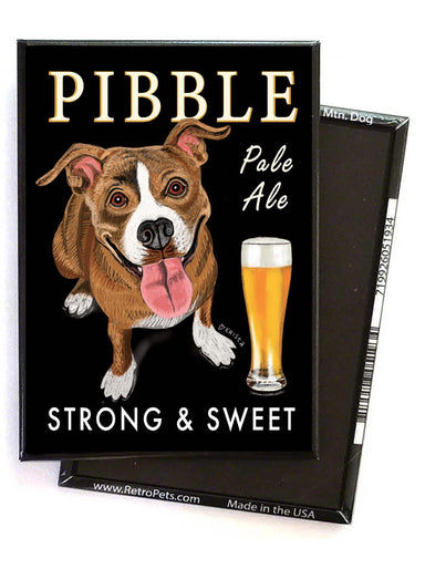 Pitbull Retro Pet Magnet - Coco and lulu boutique