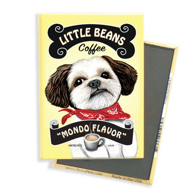 Shih-Tzu Retro Pet Dog Magnet - Coco and lulu boutique