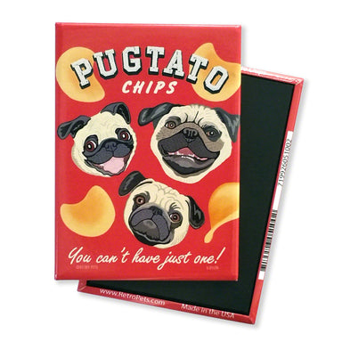 Pug Retro Pet Dog Magnet - Coco and lulu boutique