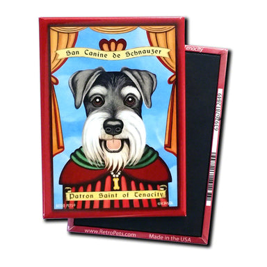 Schnauzer Retro Pet Dog Magnet - Coco and lulu boutique