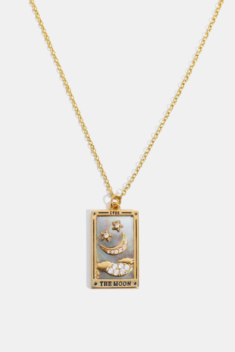 Tarot Card Pendant Stainless Steel Necklace - Coco and lulu boutique