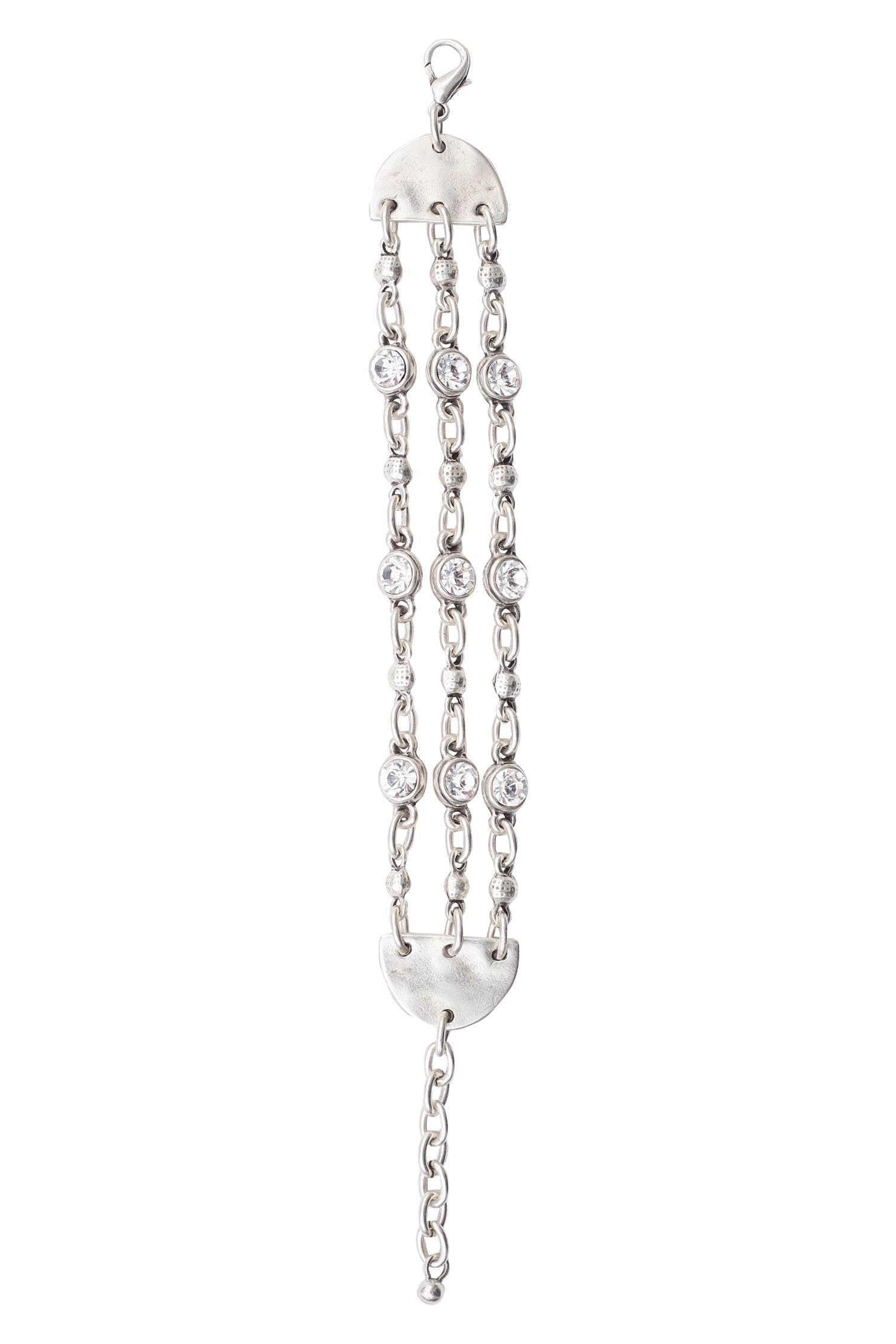 Cameron Handmade Pewter Bracelet - Coco and lulu boutique