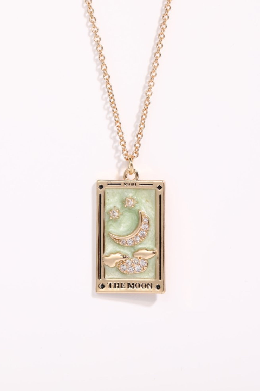 Tarot Card Pendant Stainless Steel Necklace - Coco and lulu boutique