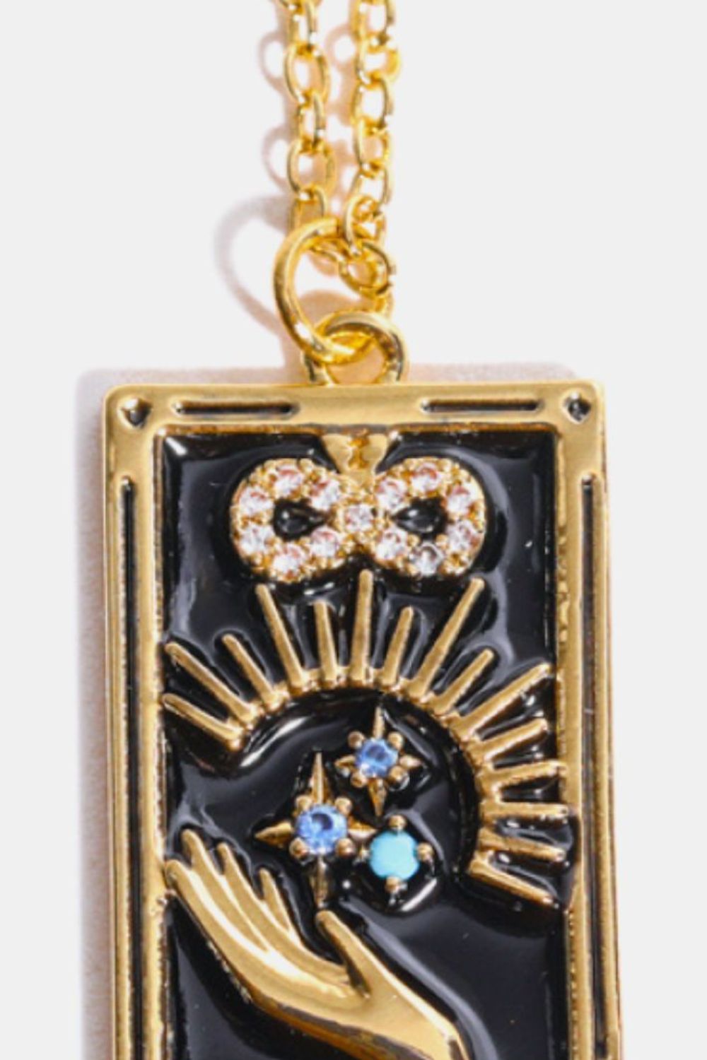 Tarot Card Pendant Stainless Steel Necklace - Coco and lulu boutique