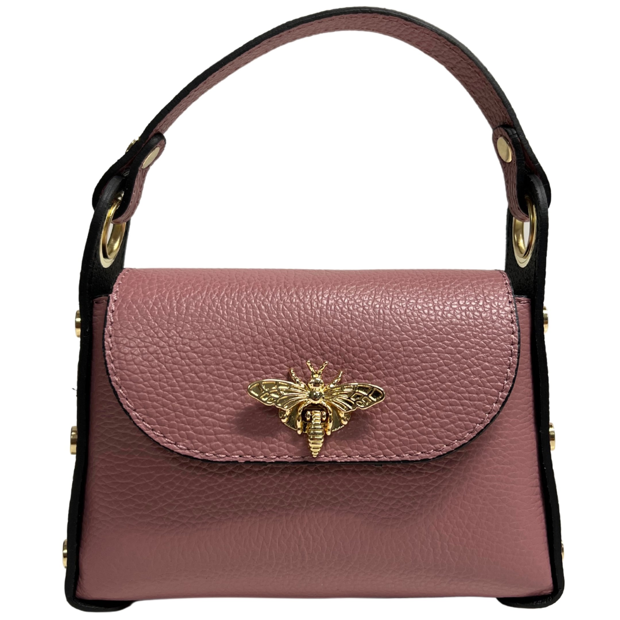 Modarno mini borsa in Vera pelle dollaro con chiusura a mosc - Coco and lulu boutique