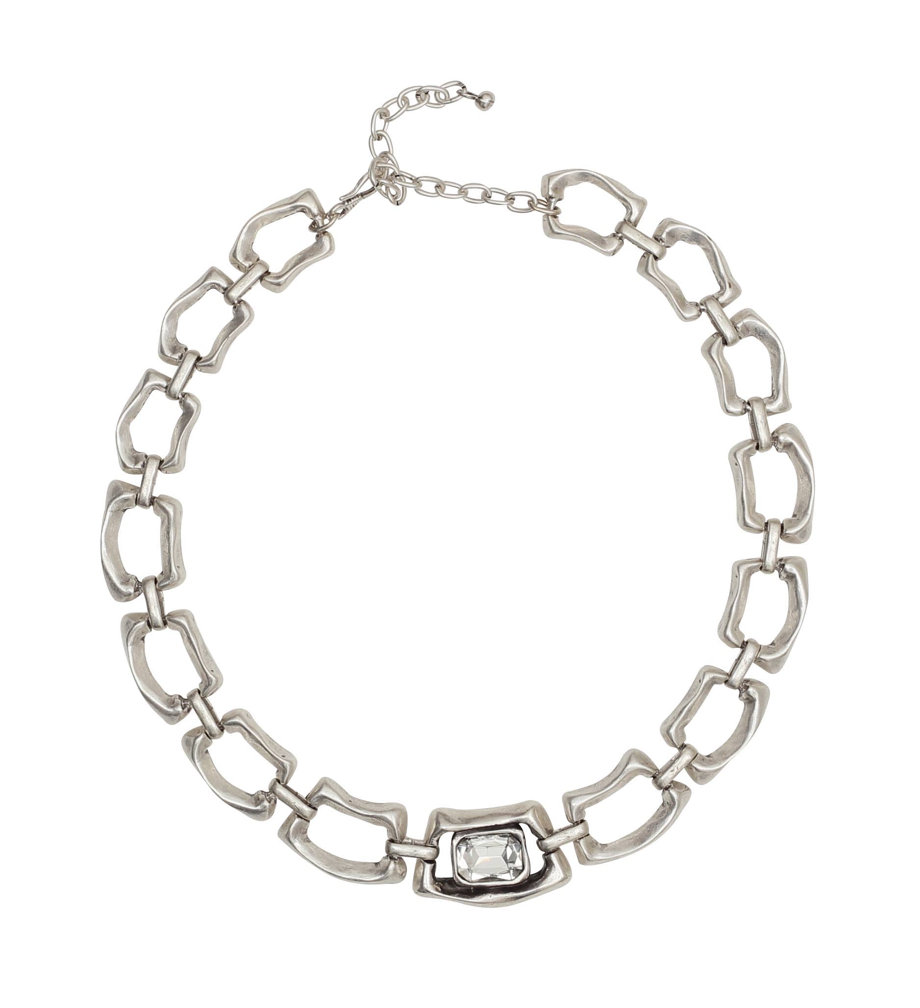 Handmade Castley Pewter Necklace - Coco and lulu boutique