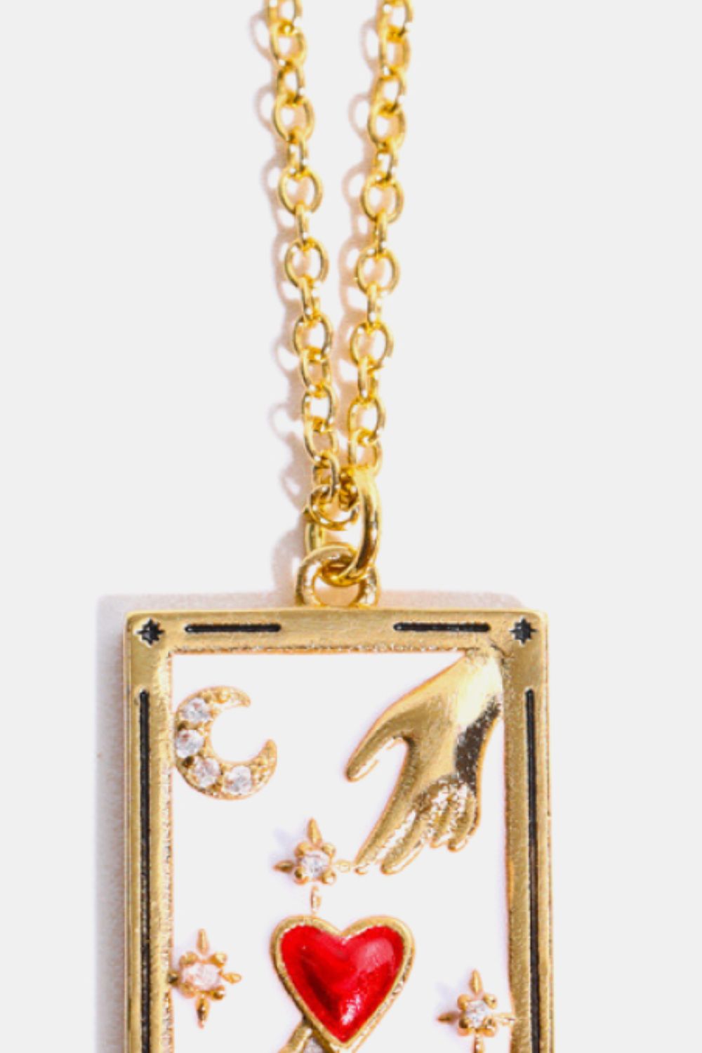 Tarot Card Pendant Stainless Steel Necklace - Coco and lulu boutique