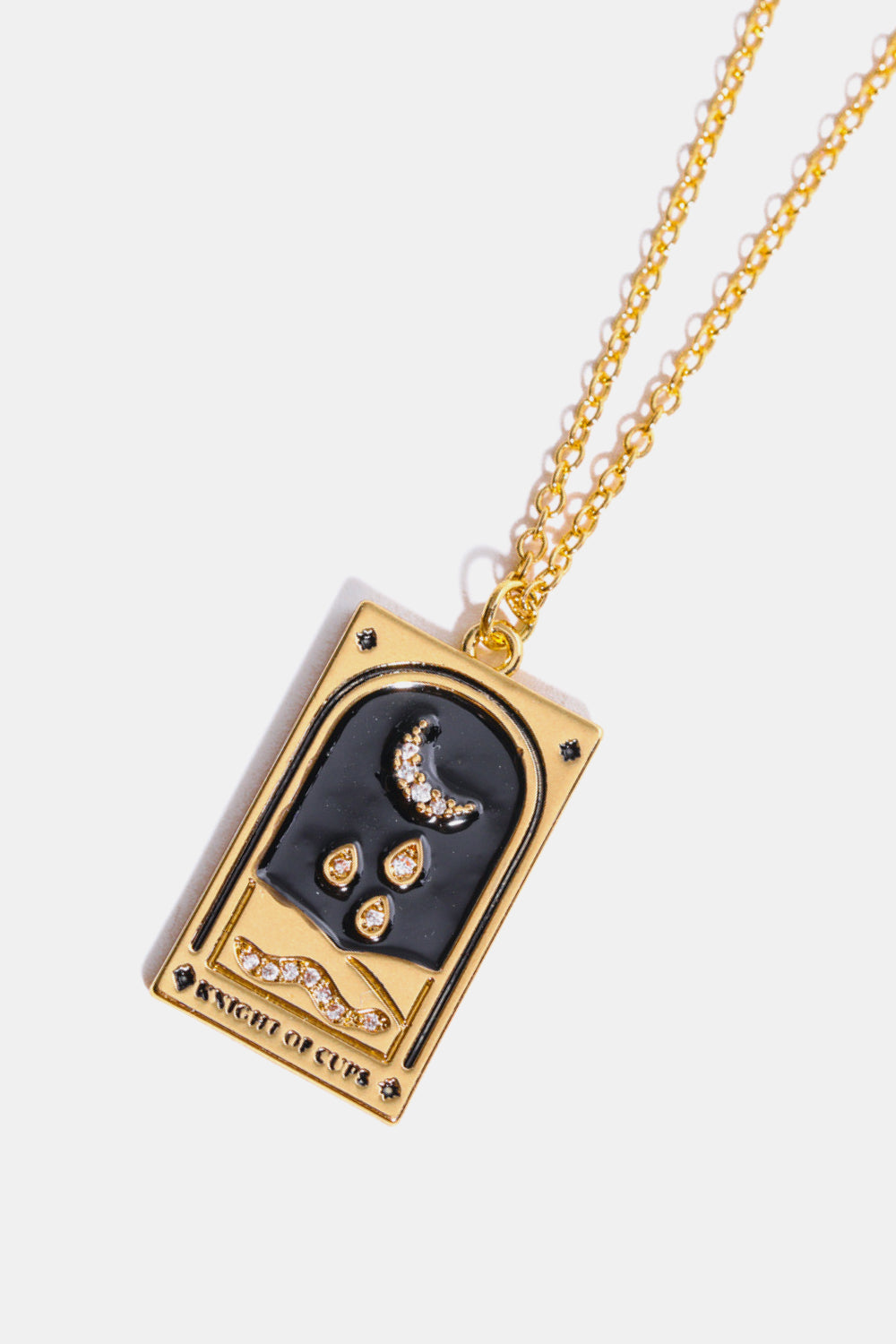 Tarot Card Pendant Stainless Steel Necklace - Coco and lulu boutique