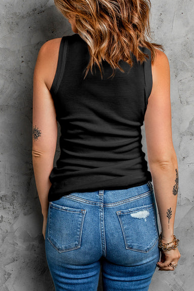 Everyday Round Neck Tank - Coco and lulu boutique