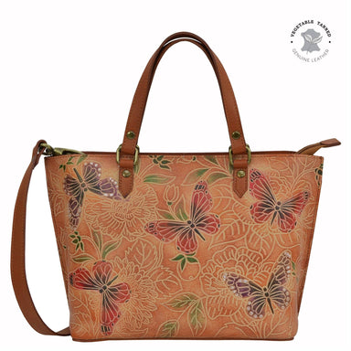 Butterfly Hand Painted Medium Tote - Coco and lulu boutique