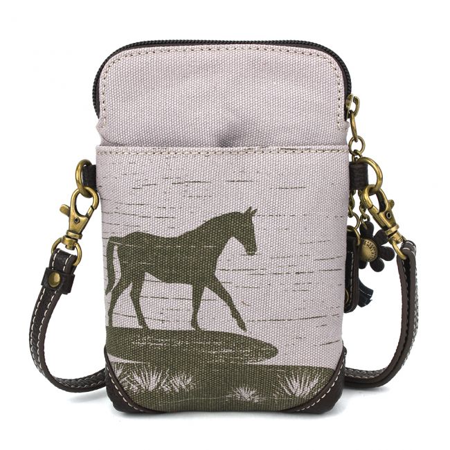 Safari Canvas Horse Cellphone Bag - Coco and lulu boutique
