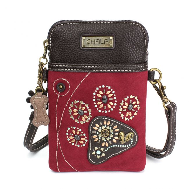 Dazzled Dog Paw Cellphone Bag - Coco and lulu boutique