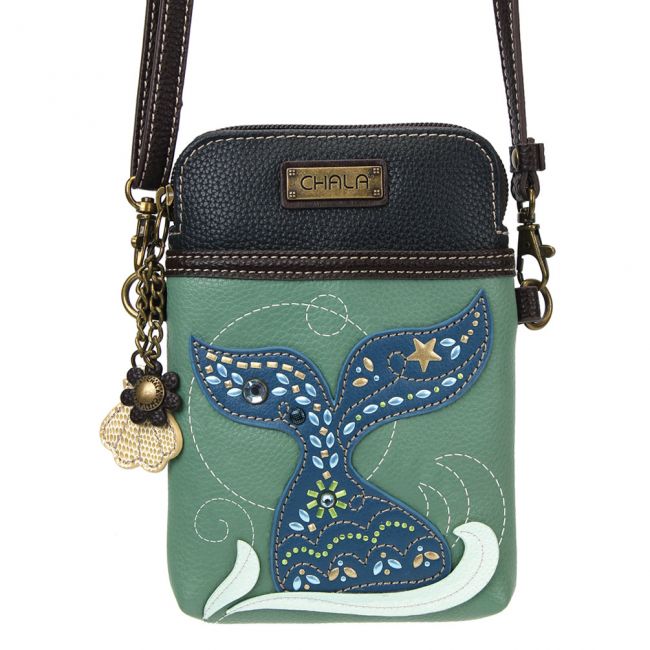Sea Side Whale Tale Cell Phone Crossbody Bag - Coco and lulu boutique