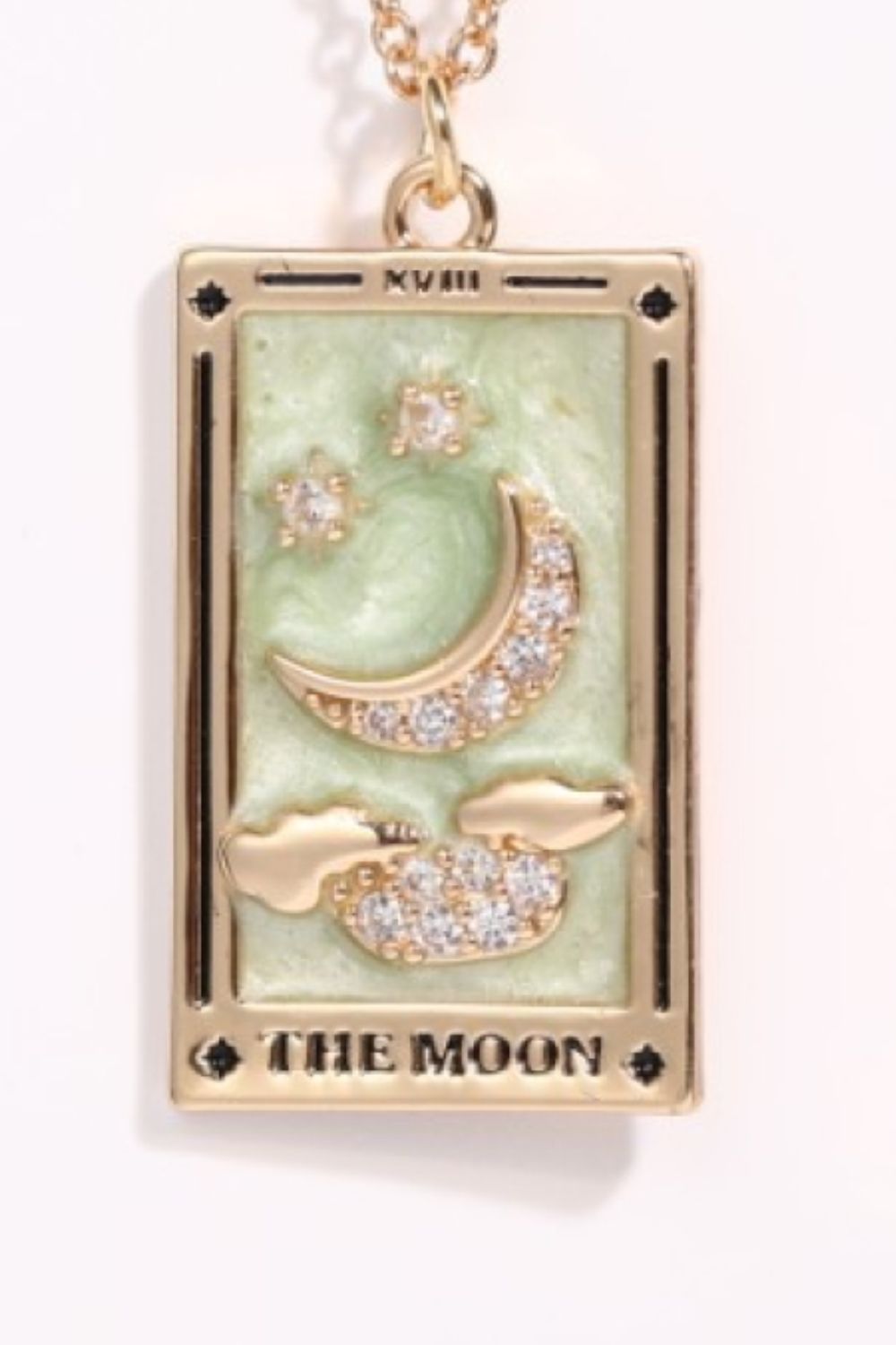 Tarot Card Pendant Stainless Steel Necklace - Coco and lulu boutique