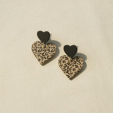 Contrast Geometric Acrylic Dangle Earrings - Coco and lulu boutique