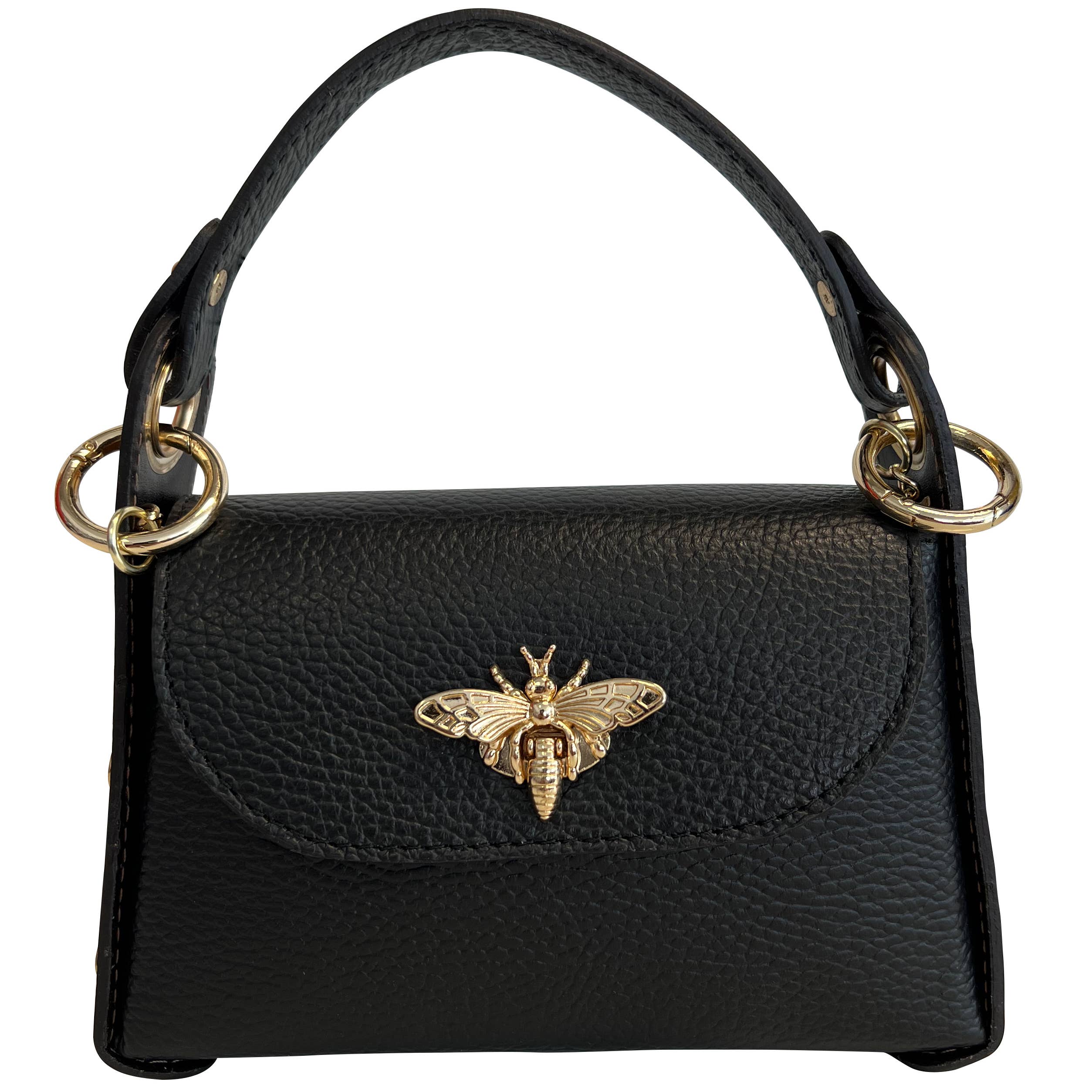 Modarno mini borsa in Vera pelle dollaro con chiusura a mosc - Coco and lulu boutique