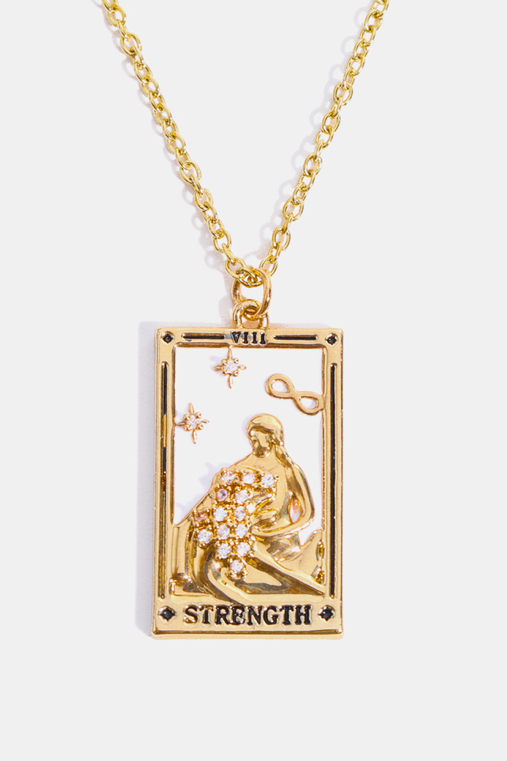 Tarot Card Pendant Stainless Steel Necklace - Coco and lulu boutique