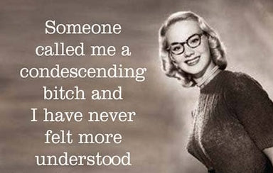 Magnet: Someone called me a condescending bitch - Coco and lulu boutique