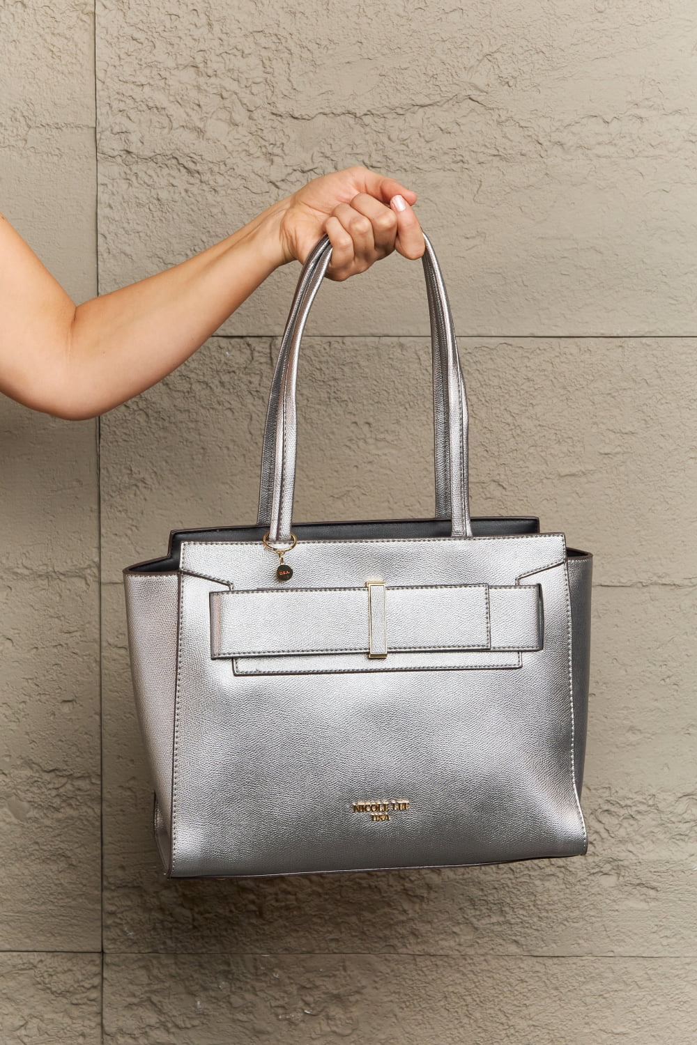 Regina 3-Piece Satchel Bag Set - Coco and lulu boutique