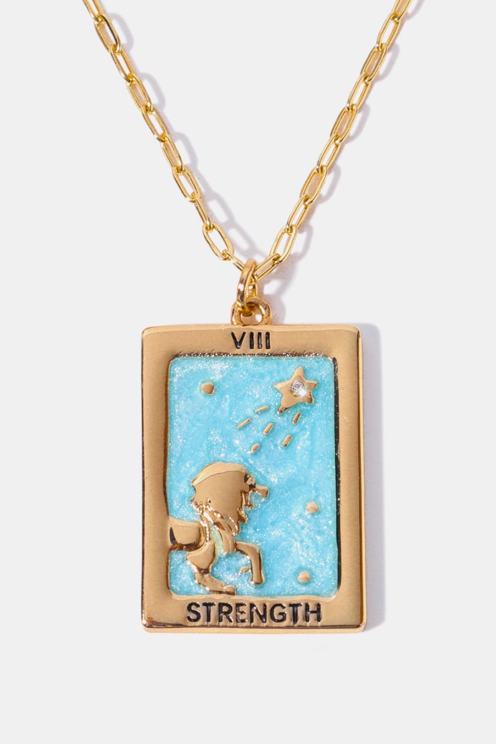 Tarot Card Pendant Copper Necklace - Coco and lulu boutique