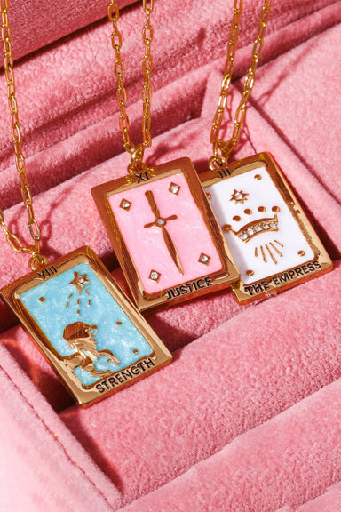 Tarot Card Pendant Copper Necklace - Coco and lulu boutique