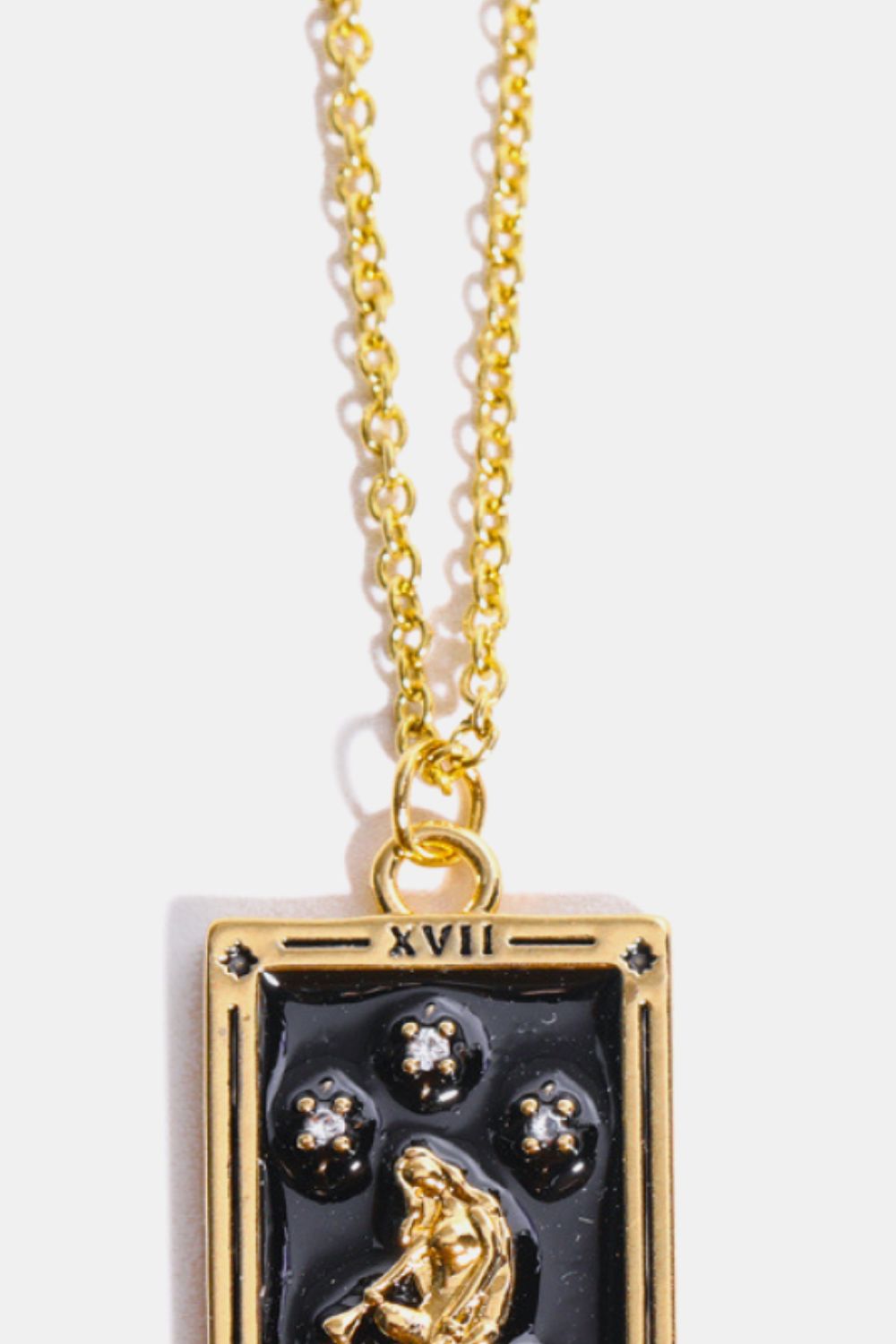 Tarot Card Pendant Stainless Steel Necklace - Coco and lulu boutique