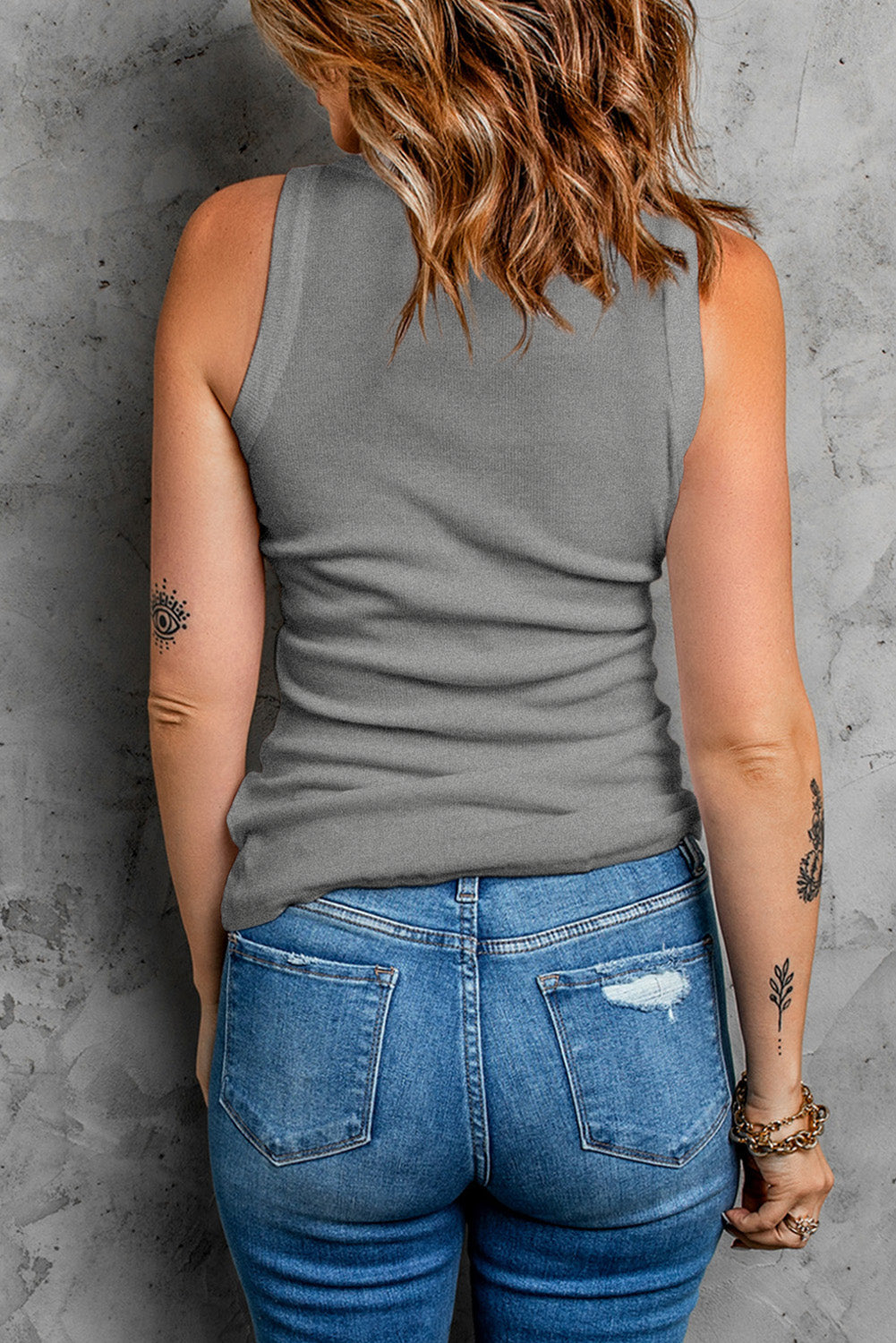 Everyday Round Neck Tank - Coco and lulu boutique