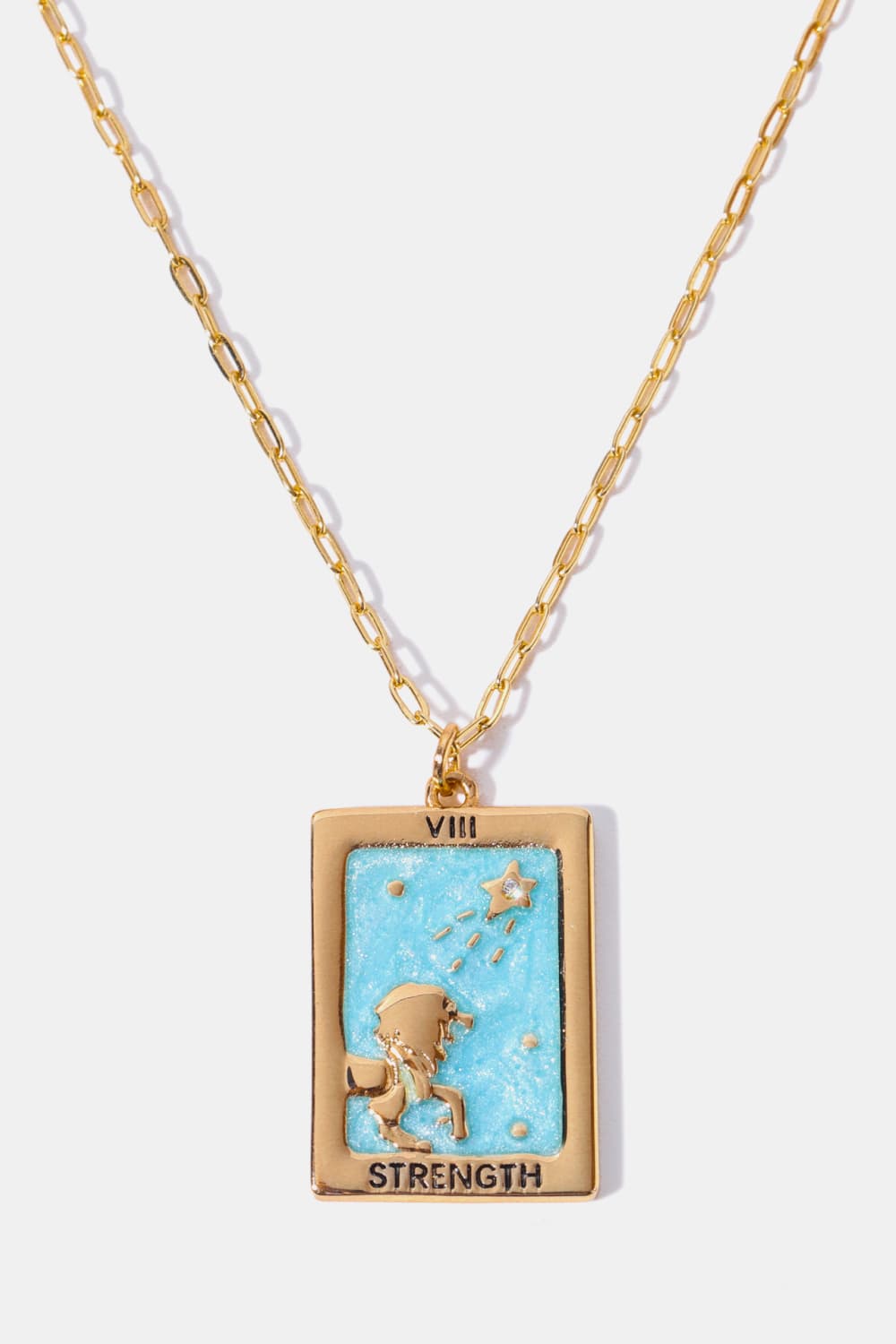 Tarot Card Pendant Copper Necklace - Coco and lulu boutique