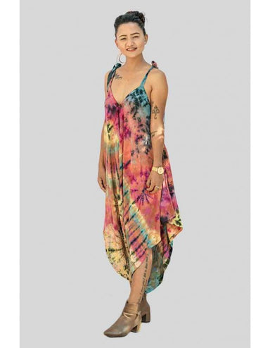Nepal Tie Dye Jumpsuit - Coco and lulu boutique