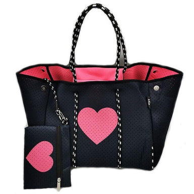 Summertime Neoprene Tote Bags - Coco and lulu boutique