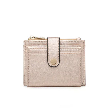 Sadie Rose Gold Mini Snap Wallet/Card Holder - Coco and lulu boutique