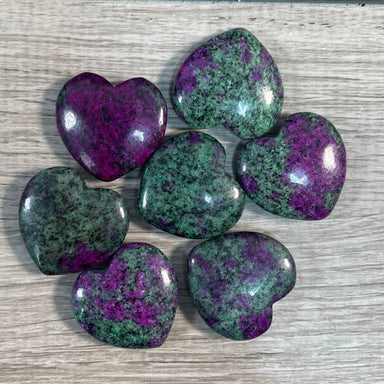 Ruby Zoisite Hearts - Coco and lulu boutique