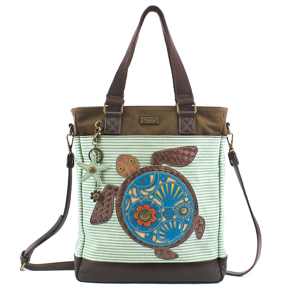 Sea Turtle Work Tote - Coco and lulu boutique