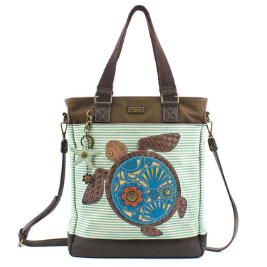 Sea Turtle Work Tote - Coco and lulu boutique