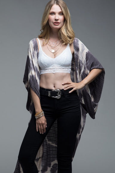 Nani Tie-Dye Bohemian Kimono - Coco and lulu boutique