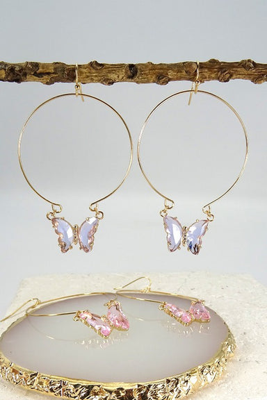Butterfly Bohemian Earrings - Coco and lulu boutique