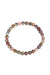 Red Leopard Skin Stone Stretch Bracelet - Coco and lulu boutique 