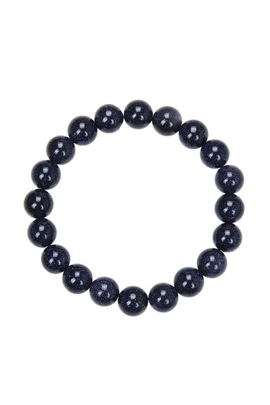 Blue Sandstone Stretch Bracelet - Coco and lulu boutique 