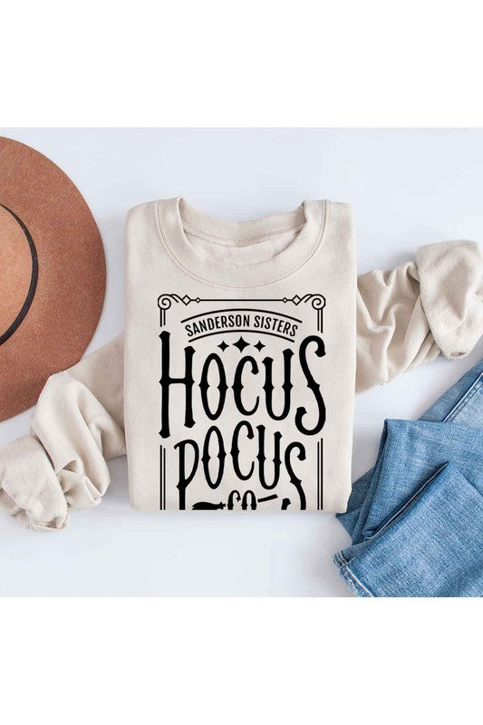 HOCUS POCUS HALLOWEEN GRAPHIC SWEATSHIRT - Coco and lulu boutique 