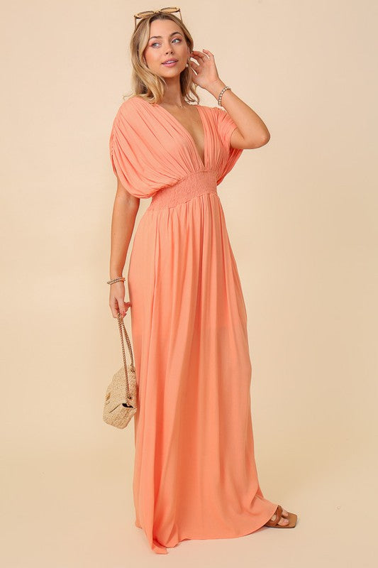 Ava summer spring vacation maxi sundress - Coco and lulu boutique 