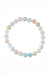 Morganite Natural Stone Bead Stretch Bracelet - Coco and lulu boutique 
