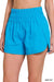 GYM DAY WINDBREAKER SMOCKED WAISTBAND RUNNING SHORTS - Coco and lulu boutique 