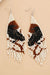 Boho long Handwoven seed bead raven earrings - Coco and lulu boutique 