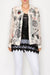 Faux Suede Mesh Trimmed Detailed Jacket - 4820BG RNR: RNR / L - Coco and lulu boutique 