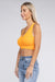 Free Spirit Ribbed Cropped Racerback Tank Top - Coco and lulu boutique 