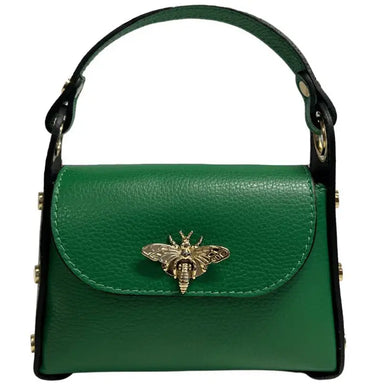 Modi Emerald Green mini bag in genuine dollar leather - Coco and lulu boutique 