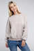 Acid Wash Fleece Oversized Pullover - Coco and lulu boutique 