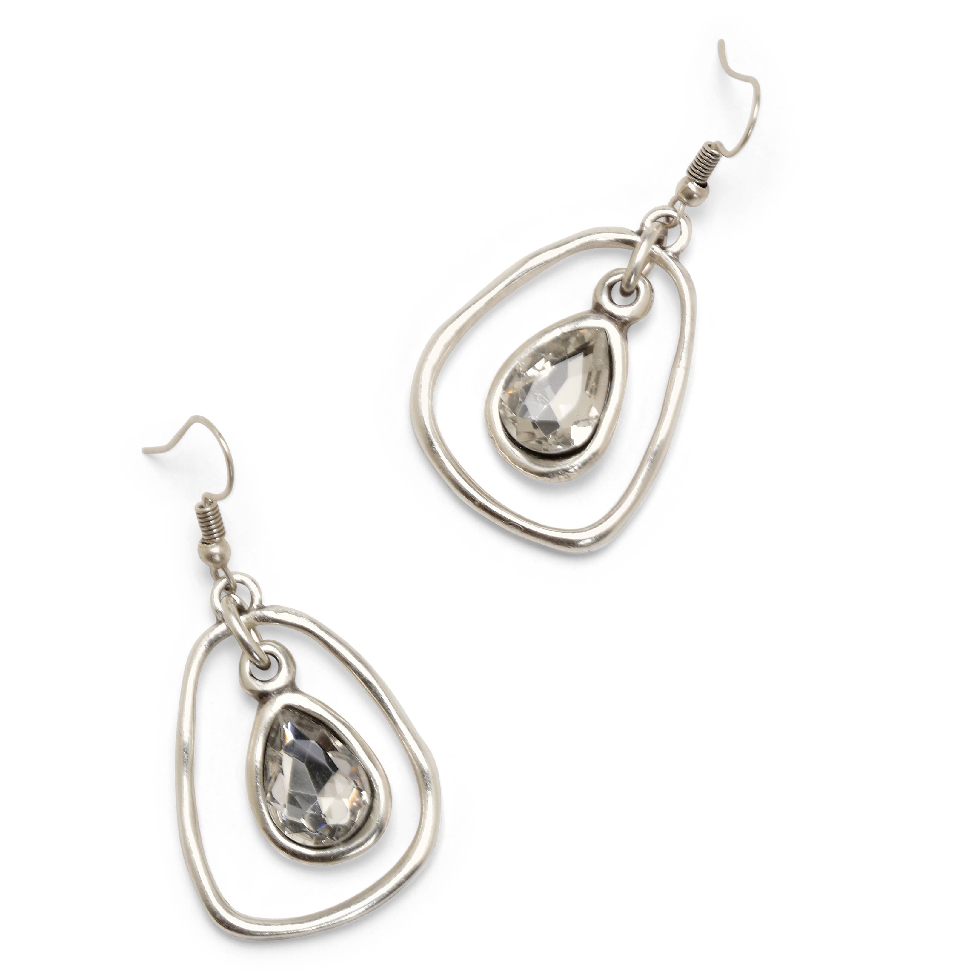 Handmade Pewter Earrings - NE1543 - Coco and lulu boutique 