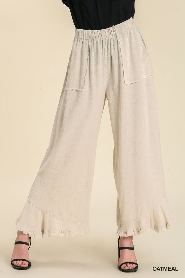 Lagoon Women's Linen Pant - Coco and lulu boutique 